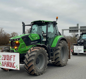 Bauernproteste am 8. Januar 2024.